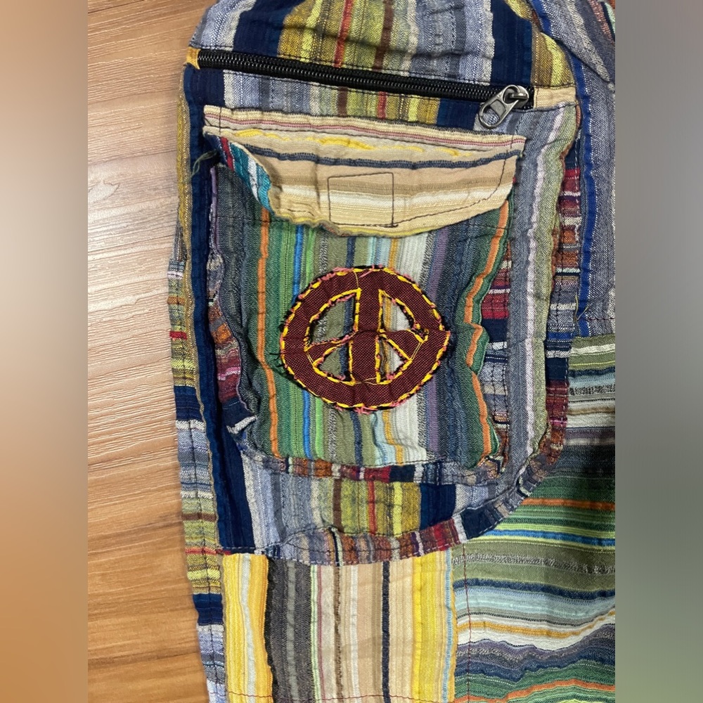 Women’s Patchwork Lightweight Multicolor Pants - image 4